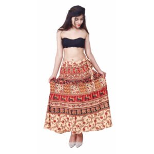 Beachwear Cotton Long Wrap Around Skirt