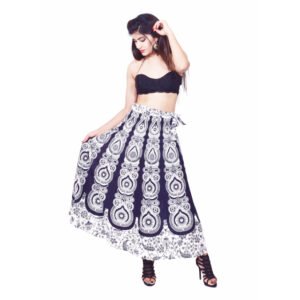Jaipuri Cotton Printed Wrap Around Skirt