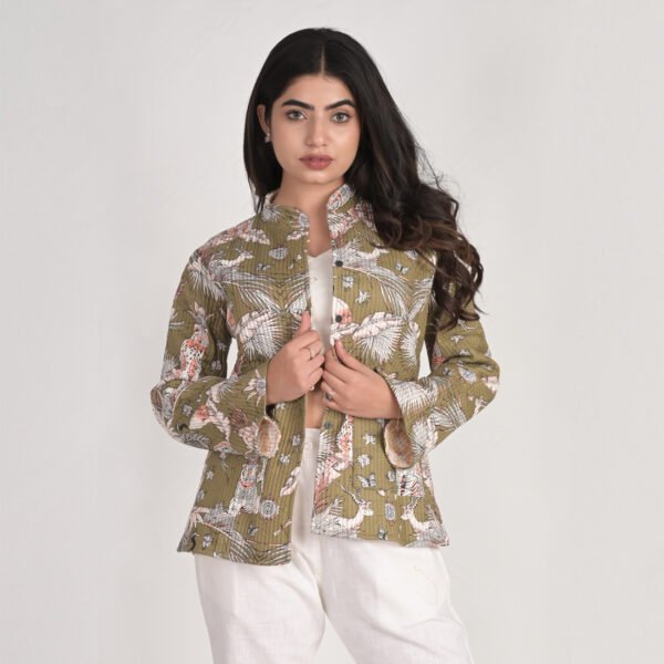 Cotton Quilted Reversible Jacket