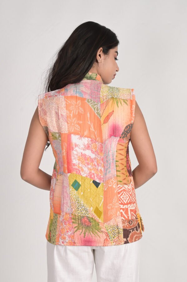 Vintage Patchwork Quilted Jacket - Image 4