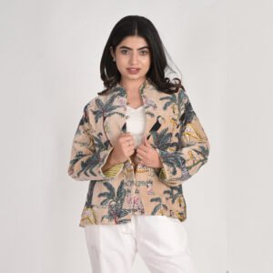 Women's Velvet Quilted Jacket