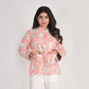 Jaipuri Print Cotton Quilted Jacket